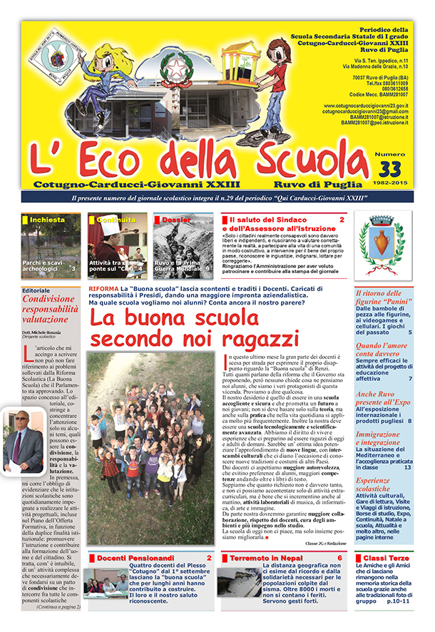 L'Eco della Scuola 2015