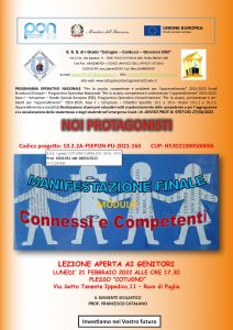 Manifestazione finale modulo Connessi e Competenti